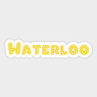 Waterloo Sticker